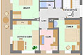 Grundriss - Appartement Vinschgau - für 3-6 Personen - 60 m²